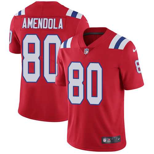 Nike New England Patriots #80 Danny Amendola Red Alternate NFL Vapor Untouchable Limited Jersey,We sell and wholesale Nike New England Patriots #80 Danny Amendola Red Alternate NFL Vapor Untouchable Limited Jersey on line form chian!